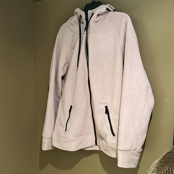 Calvin Klein Performance Women’s Hooded Fleece Jacket Sz L  Dusty Taupe. NWOT - Picture 6 of 13